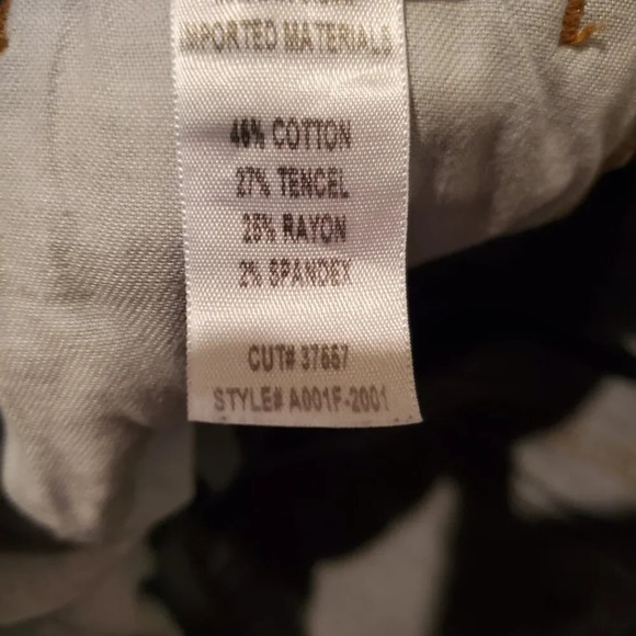 Agolde Chloe Low Rise Slim Jeans Valencia Dark Blue Distressed Wash 26 - Picture 5 of 6